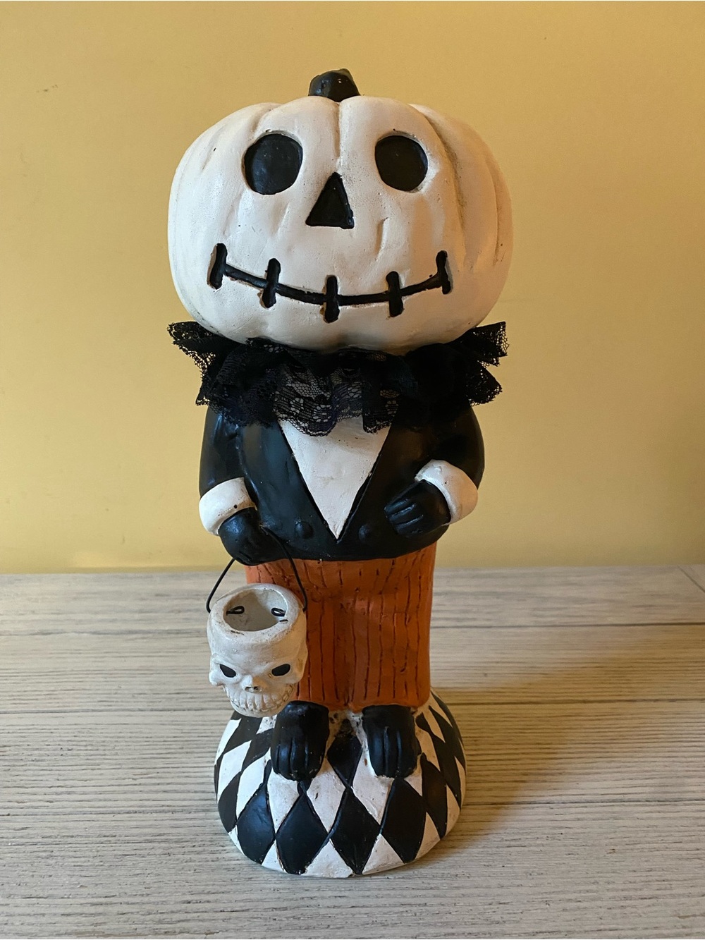 Halloween Pumpkin Head Tabletop Decor